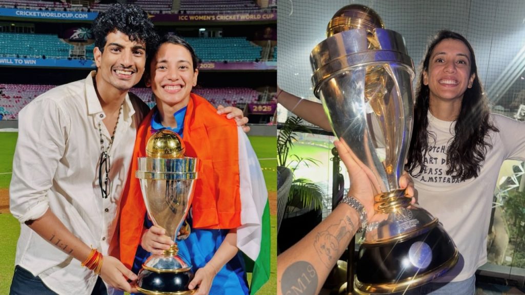 Palaash Muchhal wishes Smriti Mandhana for Womens World Cup victory