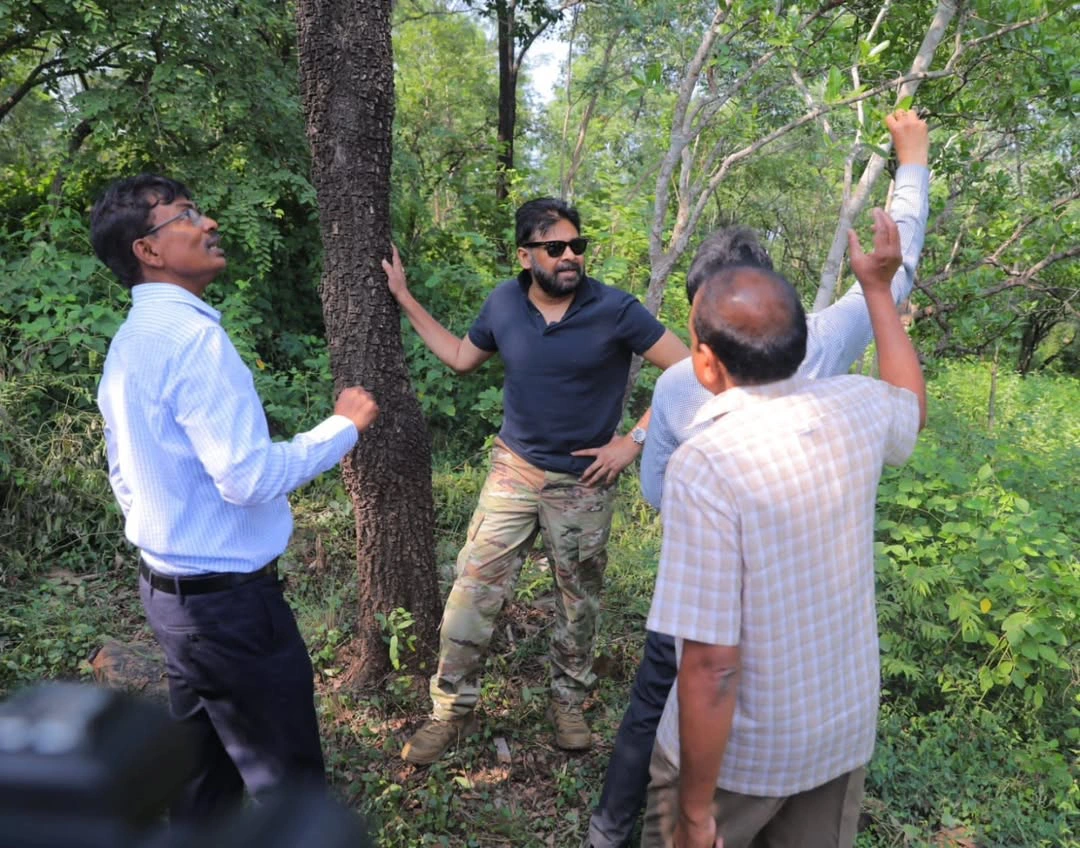 Pawan Kalyan Visits Tirupati Forest Area