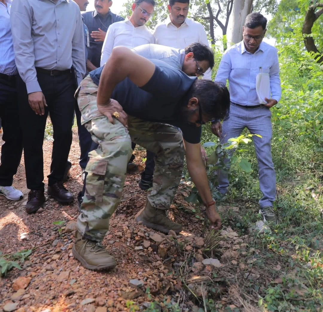 Pawan Kalyan Visits Tirupati Forest Area