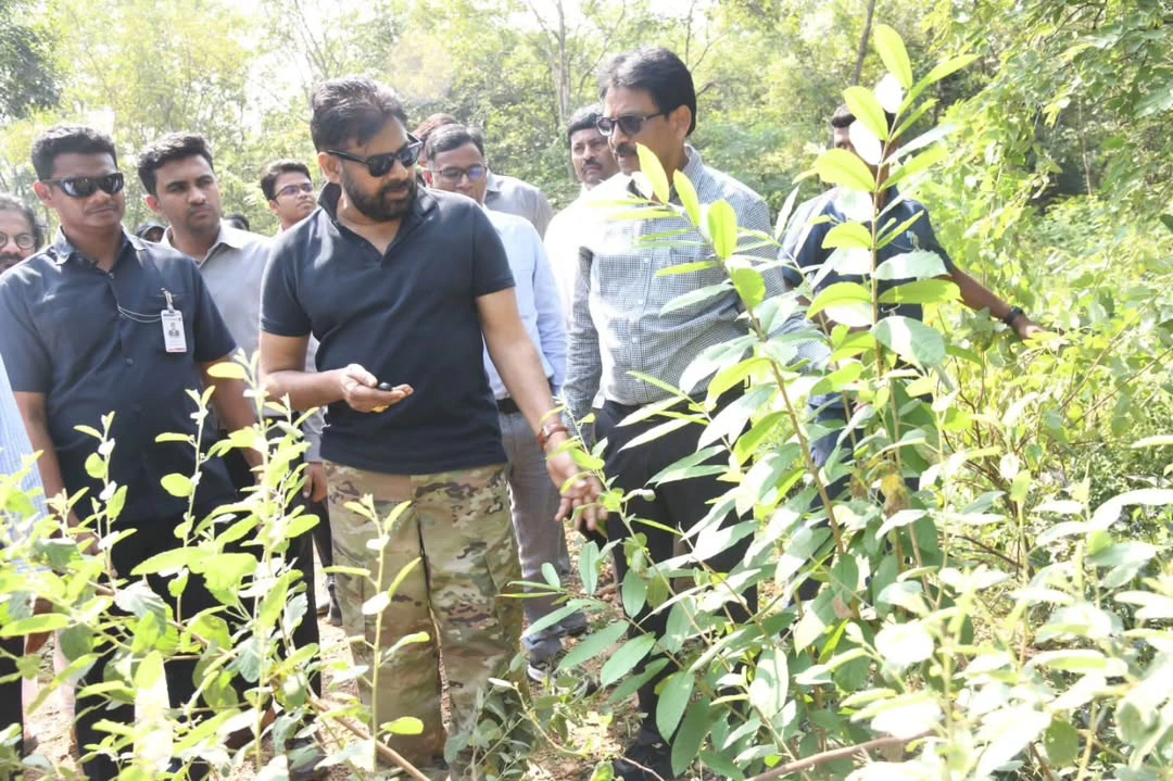 Pawan Kalyan Visits Tirupati Forest Area