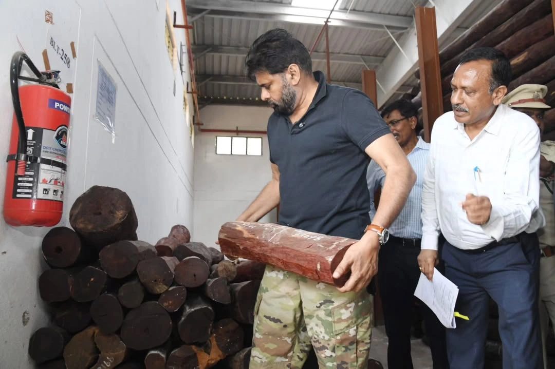 Pawan Kalyan Visits Tirupati Forest Area