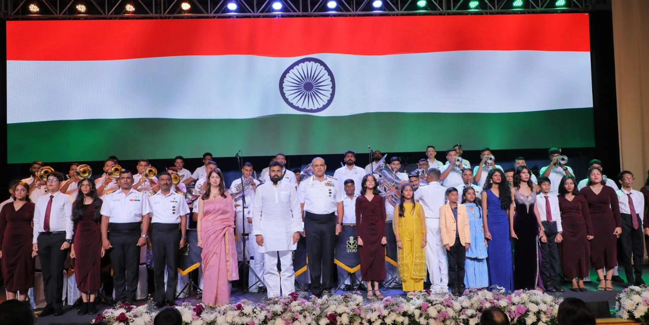 Pawan Kalyan Attends Navy Day Preparatory Events with Son Akira Nandan