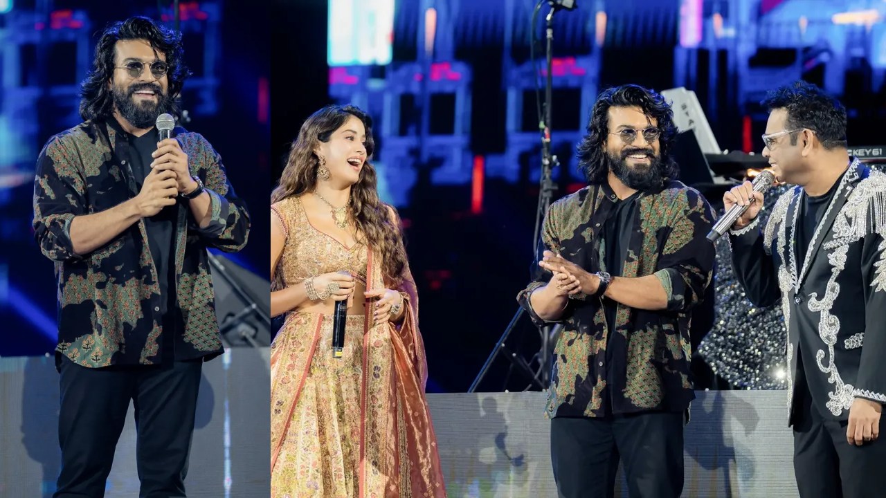 Peddi : రెహమాన్ మ్యూజిక్ కాన్సర్ట్ లో ‘పెద్ది’ టీమ్.. ఫొటోలు వైరల్..