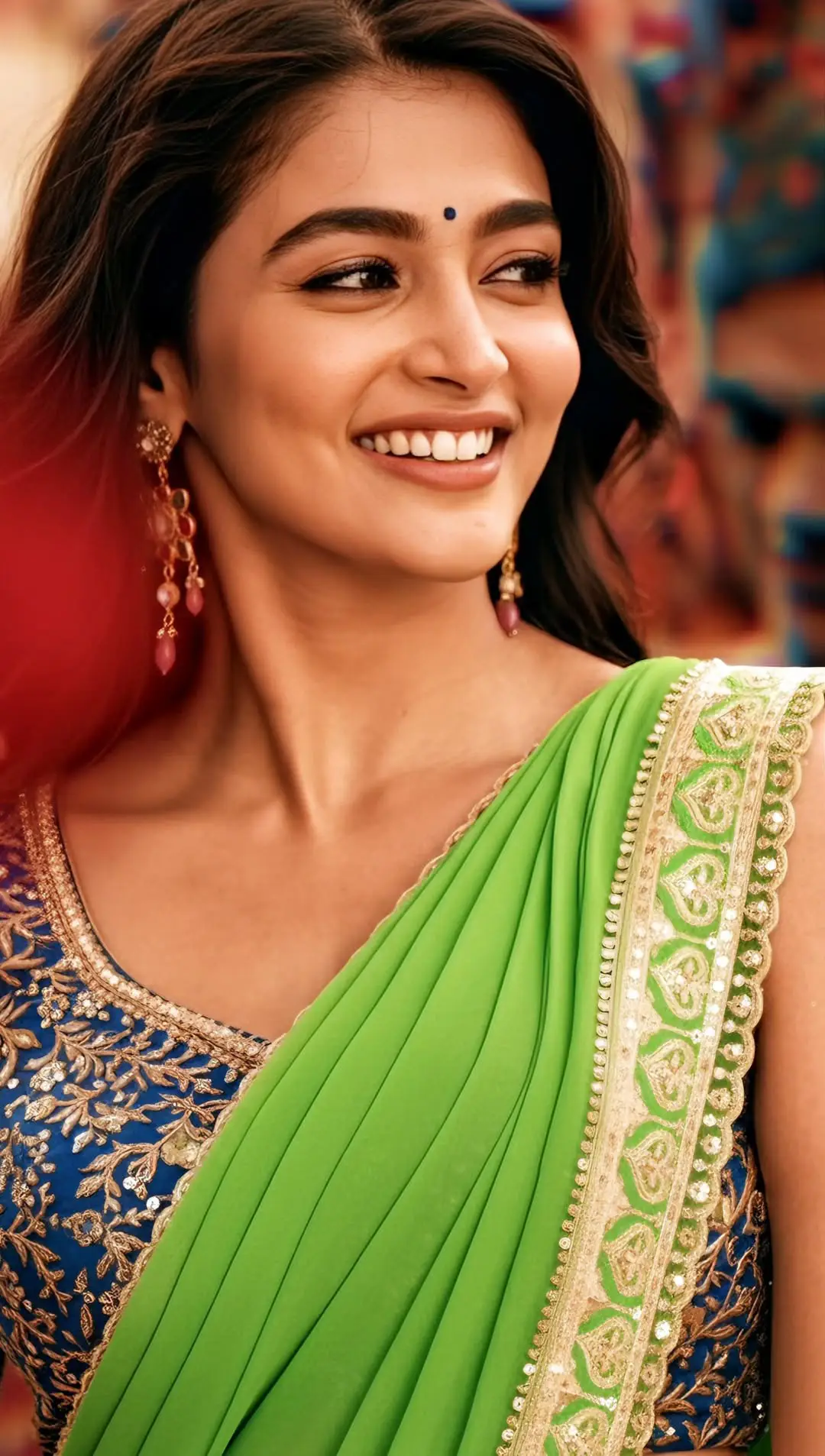 Pooja Hegde hot beauty in Thalapathy Kacheri song (1)