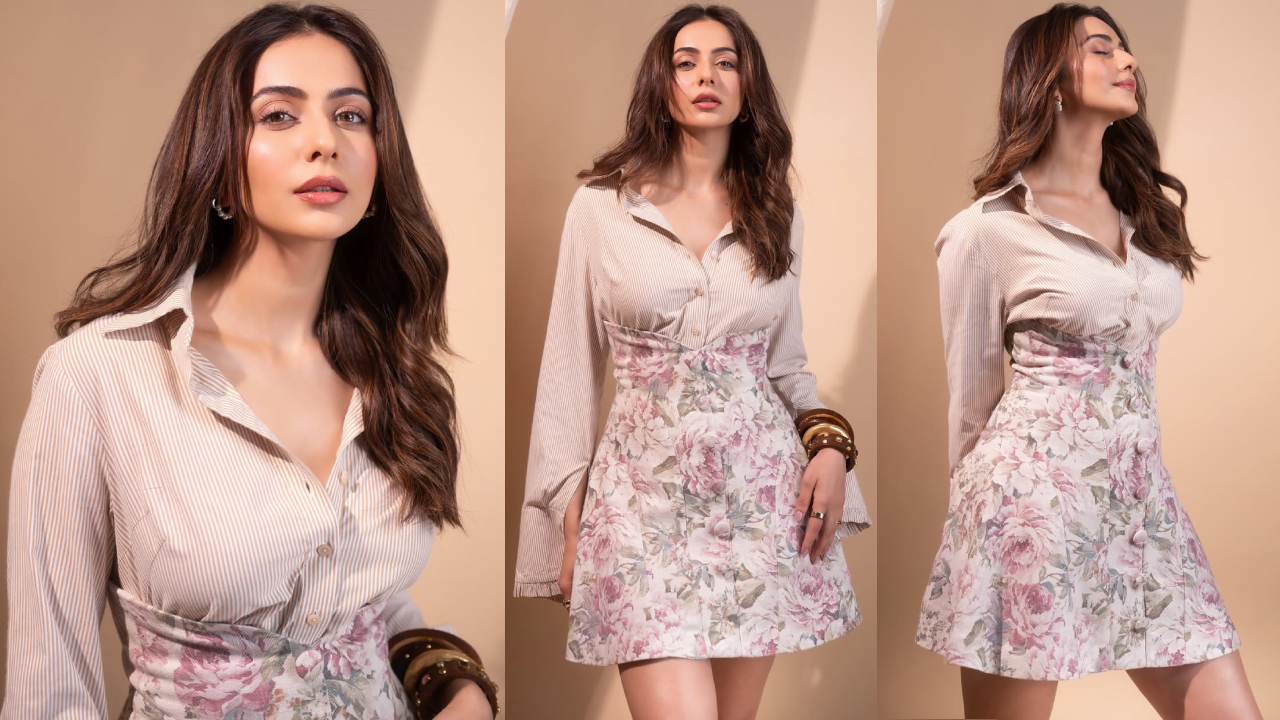 Rakul Preet Singh: షార్ట్ స్కర్ట్ లో సోషల్ మీడియాని షేక్ చేస్తున్న రకుల్.. ఫోటోలు