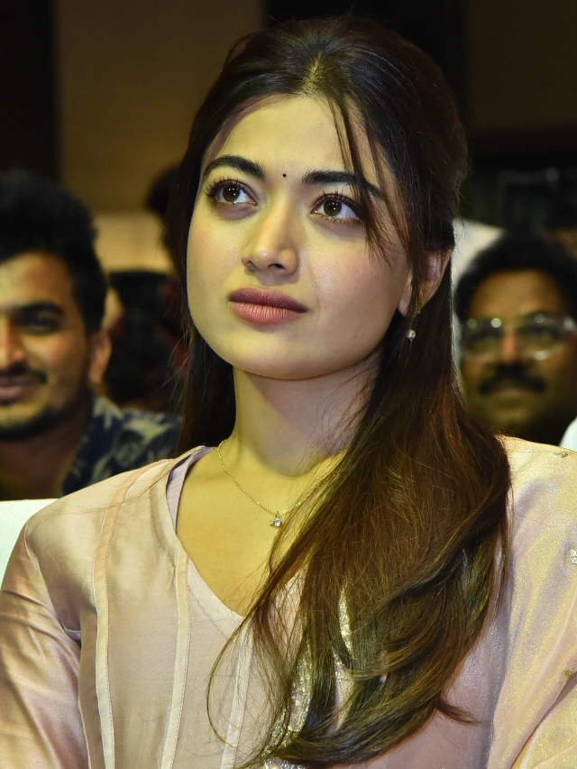 Rashmika Mandanna Cute Looks from The Girlfriend Success Meet