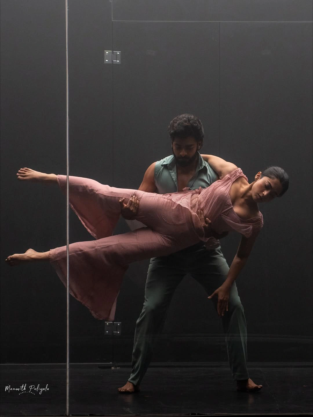 Rashmika Mandanna Dheekshithh Shetty Dance Working Stills