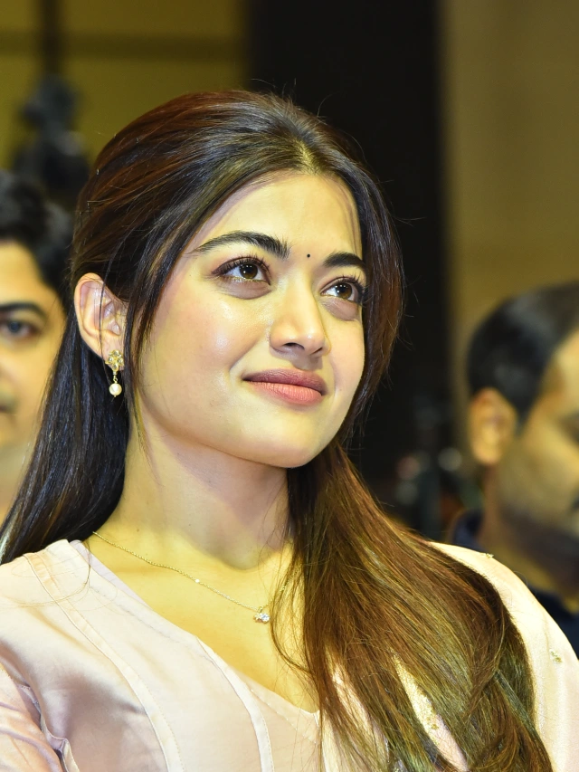 Rashmika Mandanna Cute Looks from The Girlfriend Success Meet
