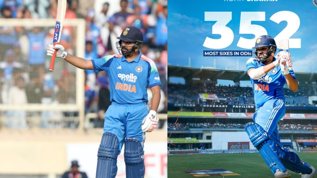 Rohit Sharma : చ‌రిత్ర సృష్టించిన రోహిత్ శ‌ర్మ‌.. వ‌న్డేల్లో సిక్స‌ర్ల కింగ్ హిట్‌మ్యానే..