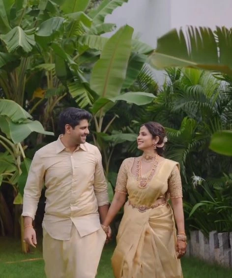 Samyuktha Shanmughanathan Aniruda Srikkanth Wedding Photos