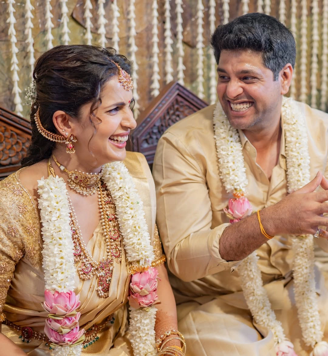 Samyuktha Shanmughanathan Aniruda Srikkanth Wedding Photos