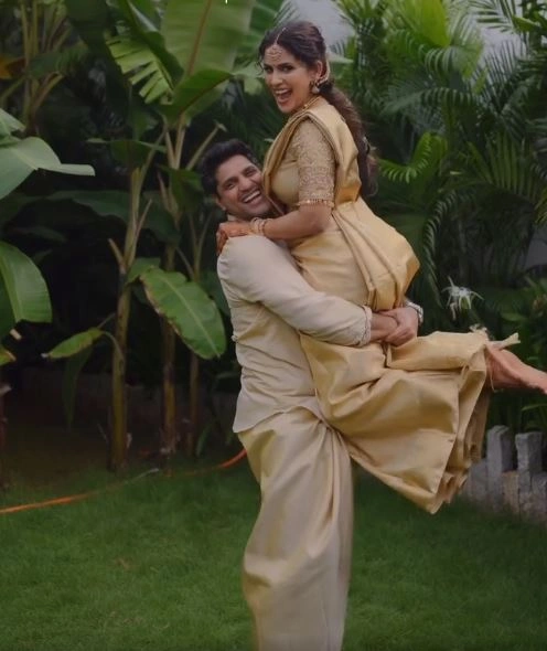 Samyuktha Shanmughanathan Aniruda Srikkanth Wedding Photos