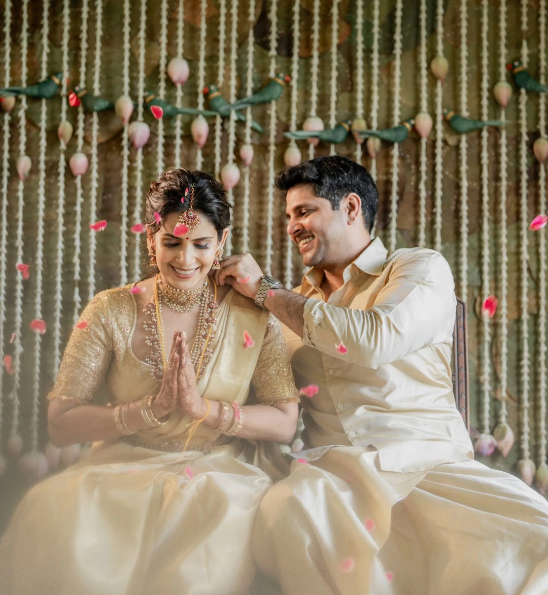 Samyuktha Shanmughanathan Aniruda Srikkanth Wedding Photos