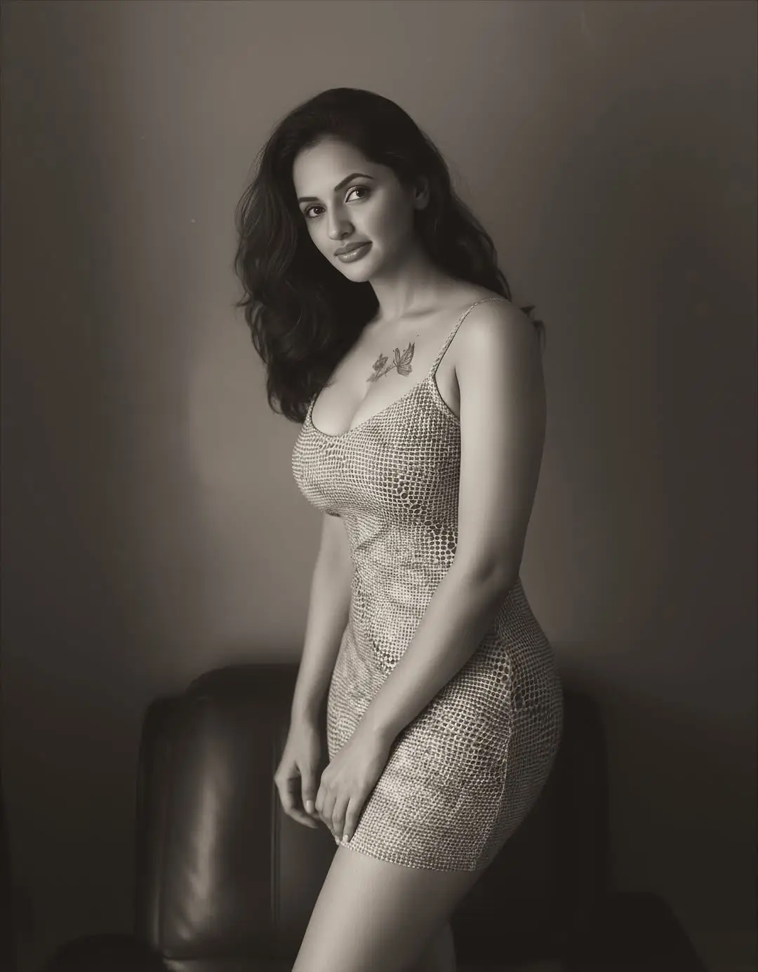 Serial beauty Jyothi Purvaj glamorous photoshoot in a mini skirt