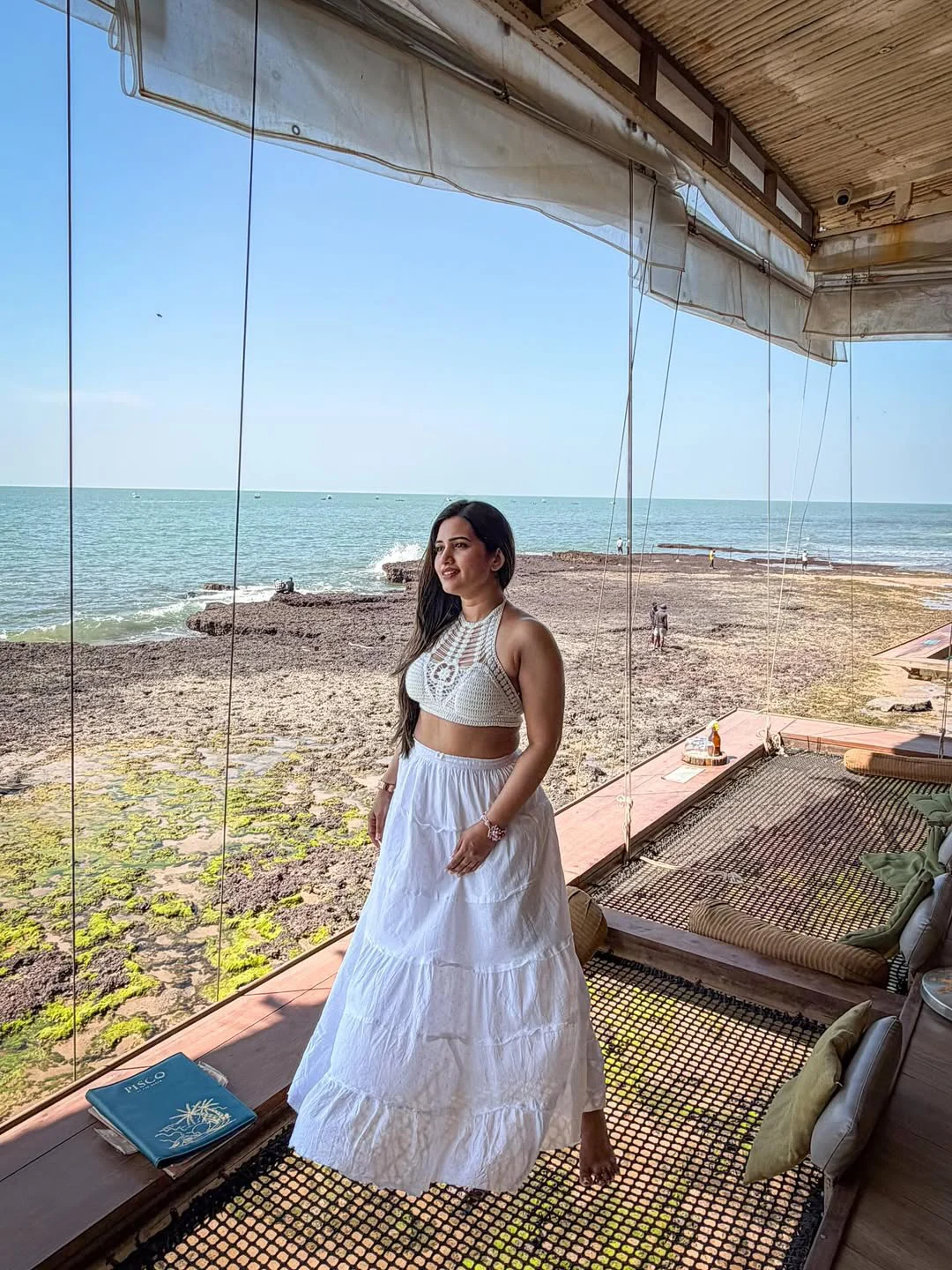 Sravanthi Chokarapu Enjoying Vacation in Goa