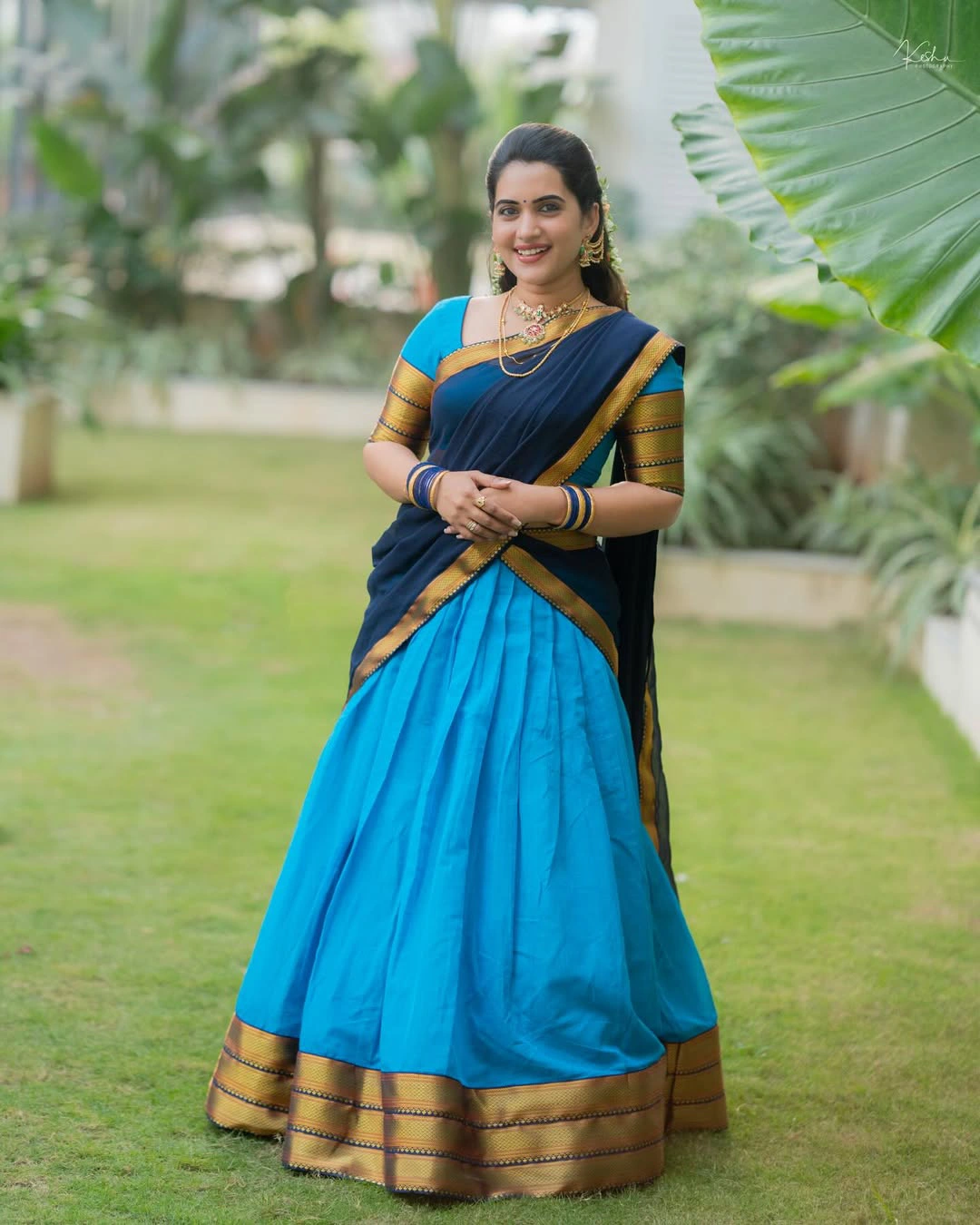 Sravanthi Chokarapu Traditional Telugu Girl Looks