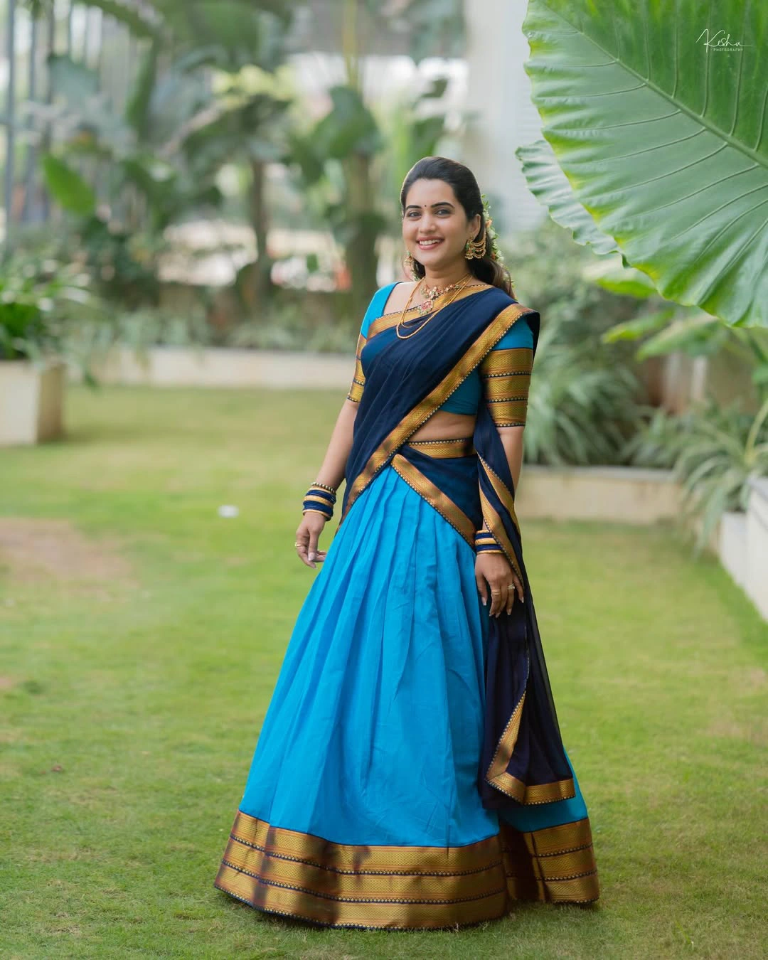 Sravanthi Chokarapu Traditional Telugu Girl Looks