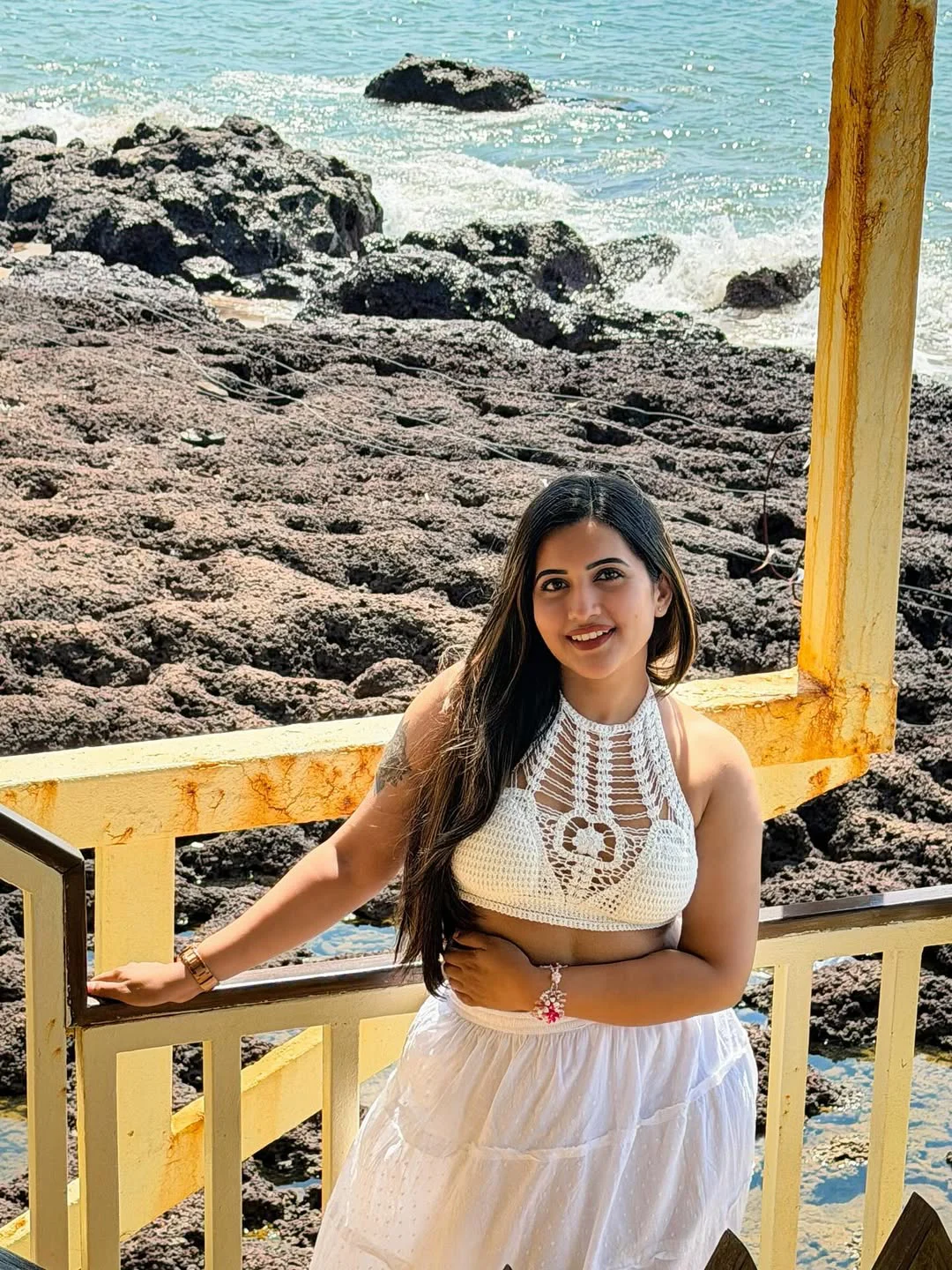Sravanthi Chokarapu Enjoying Vacation in Goa
