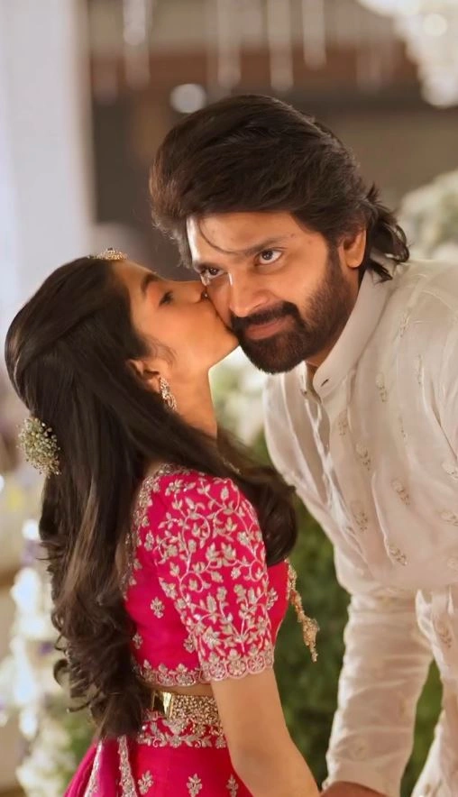 Sree Vishnu Daughter Mridha Saree Function Photos