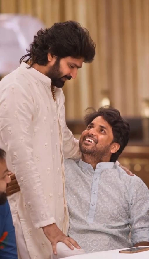 Sree Vishnu Daughter Mridha Saree Function Photos