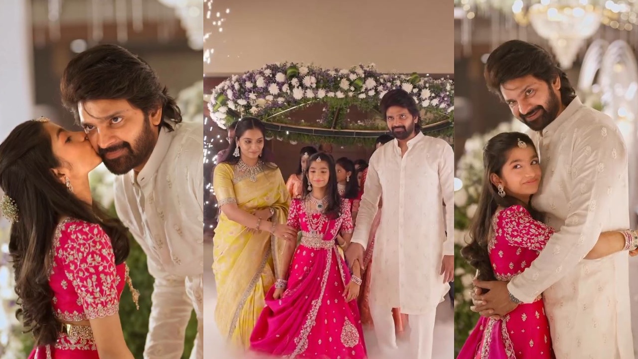 Sree Vishnu Daughter : హీరో శ్రీ విష్ణు కూతురు శారీ ఫంక్షన్ ఫోటోలు చూశారా? శ్రీ విష్ణు కూతురు మృద ఎంత క్యూట్ గా ఉందో..