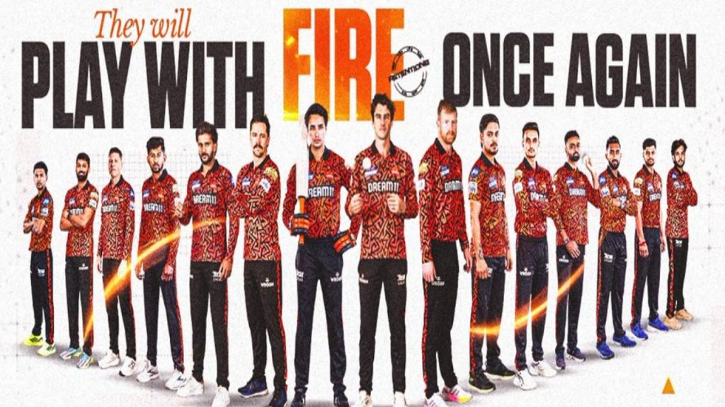 Sunrisers Hyderabad IPL 2026 Retained And Released Players list