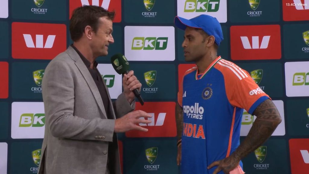 Suryakumar Yadav comments after India beat Australia in 4th t20