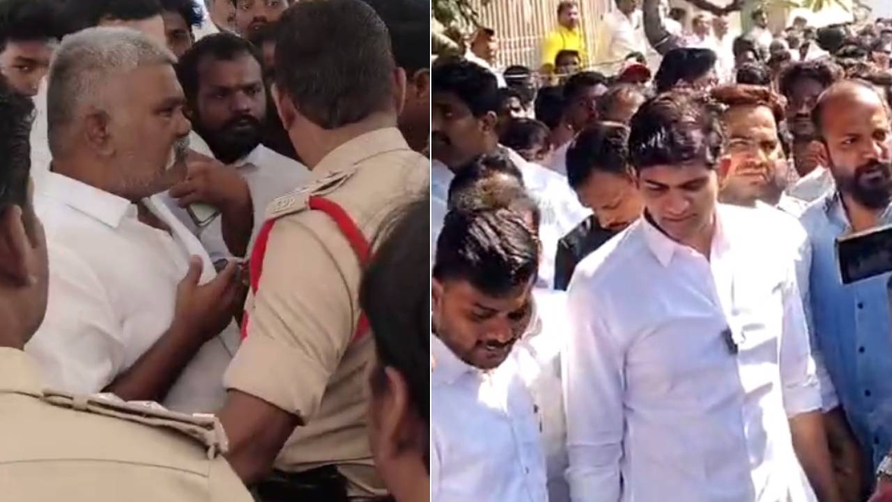 Tadipatri : తాడిపత్రిలో మరోసారి టెన్షన్ టెన్షన్.. పెద్దారెడ్డిని అడ్డుకున్న పోలీసులు.. మీ కోరిక నెరవేరుస్తా అంటూ వార్నింగ్