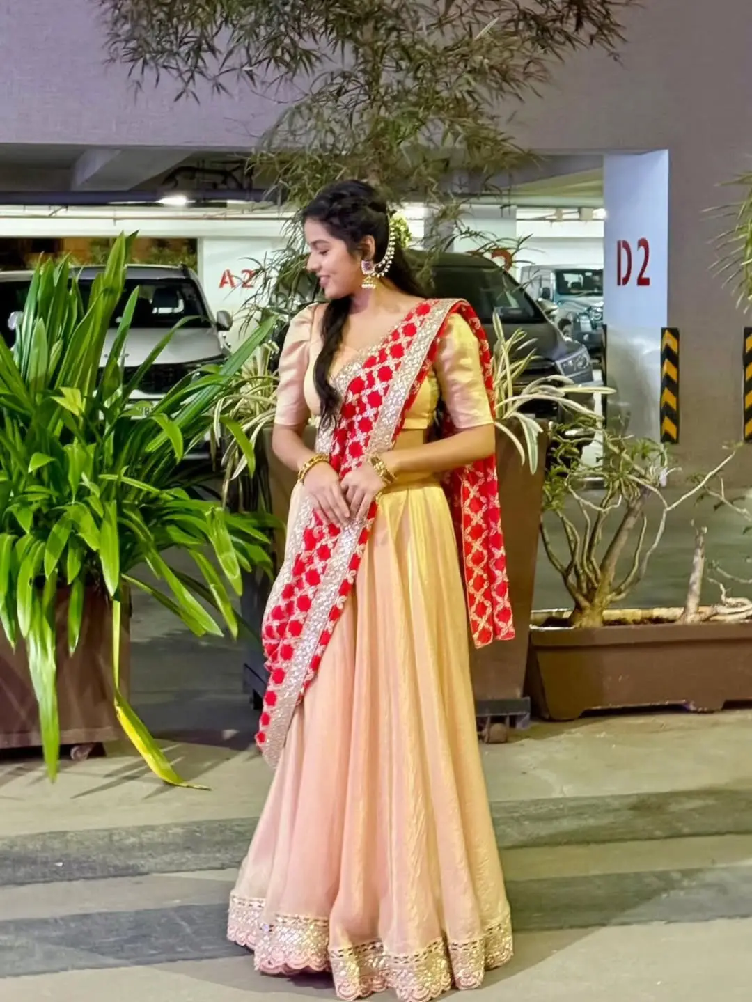 Tejaswini rao traditional look photoshoot goes viral on social media (1)