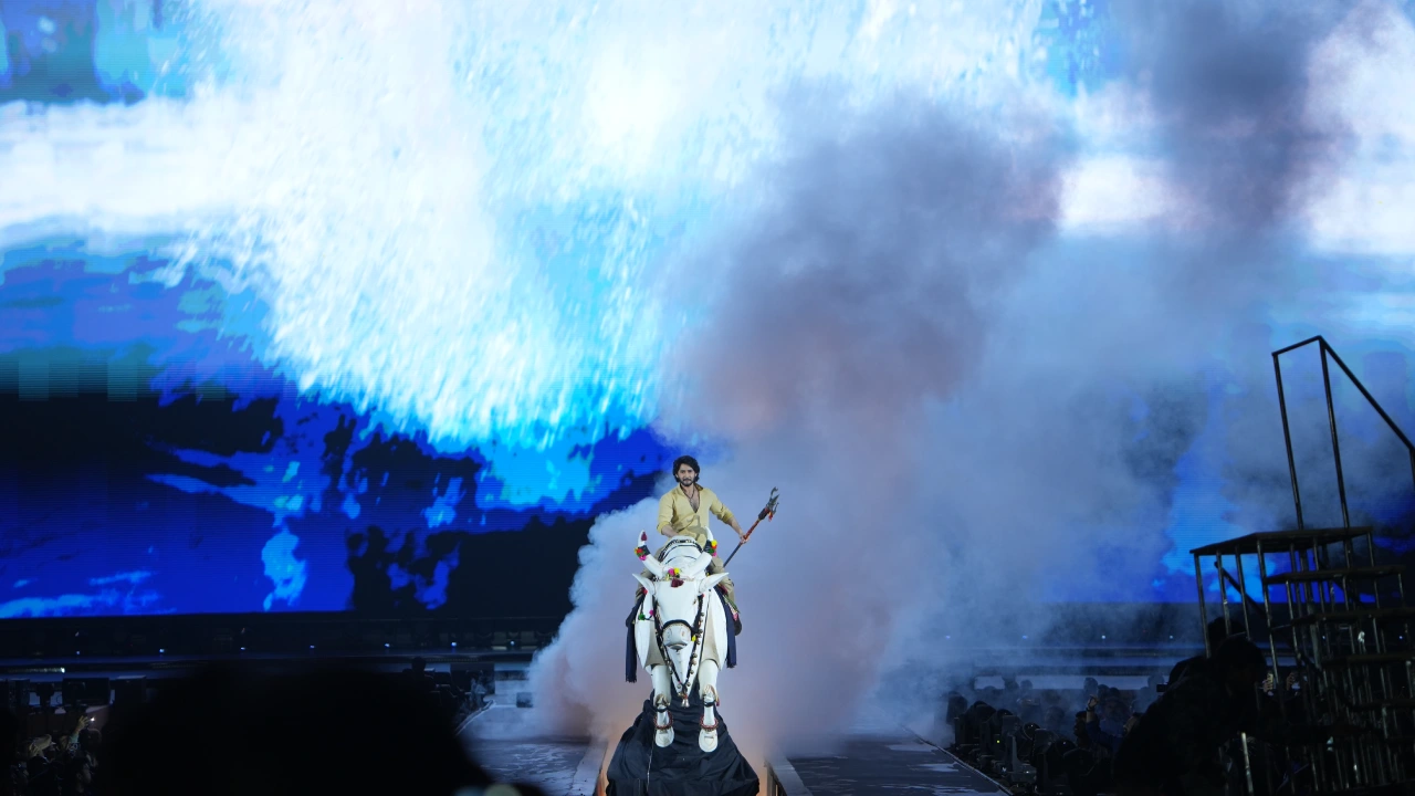 Mahesh Babu Rajamouli Priyanka Chopra Varanasi Movie Title Launch Event Photos