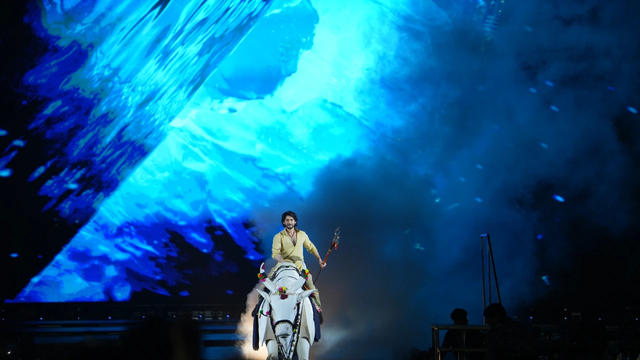 Mahesh Babu Rajamouli Priyanka Chopra Varanasi Movie Title Launch Event Photos