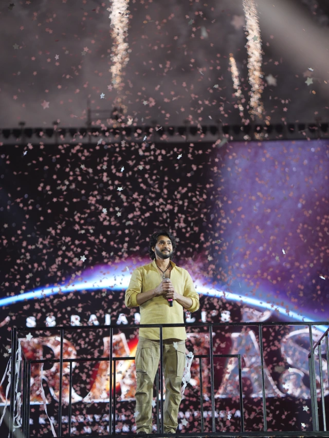 Mahesh Babu Rajamouli Priyanka Chopra Varanasi Movie Title Launch Event Photos