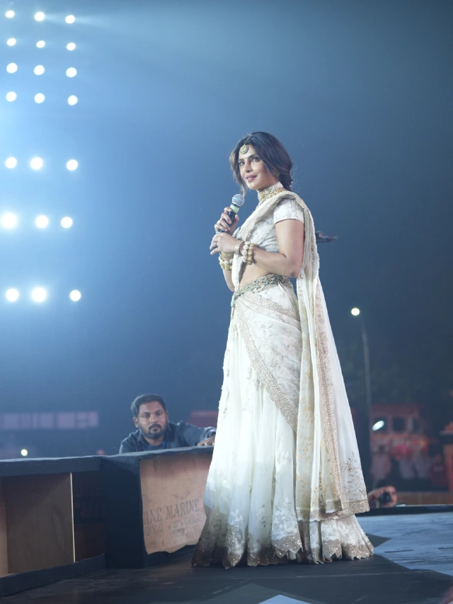 Mahesh Babu Rajamouli Priyanka Chopra Varanasi Movie Title Launch Event Photos