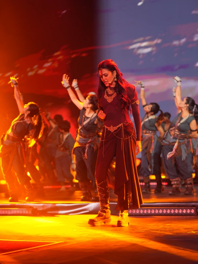 Mahesh Babu Rajamouli Priyanka Chopra Varanasi Movie Title Launch Event Photos