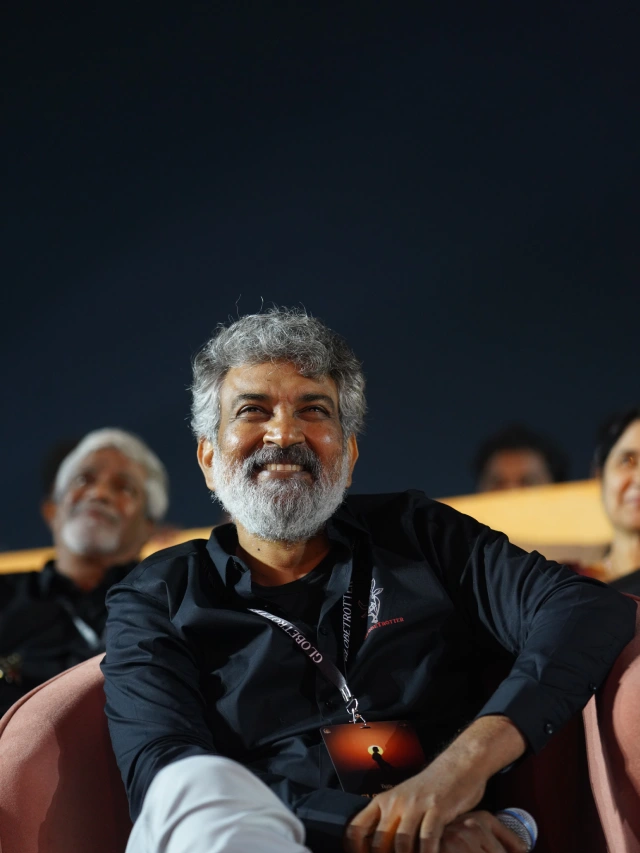 Mahesh Babu Rajamouli Priyanka Chopra Varanasi Movie Title Launch Event Photos