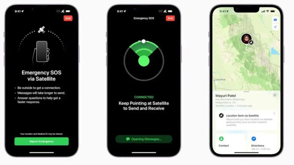 iPhone Satellite Features