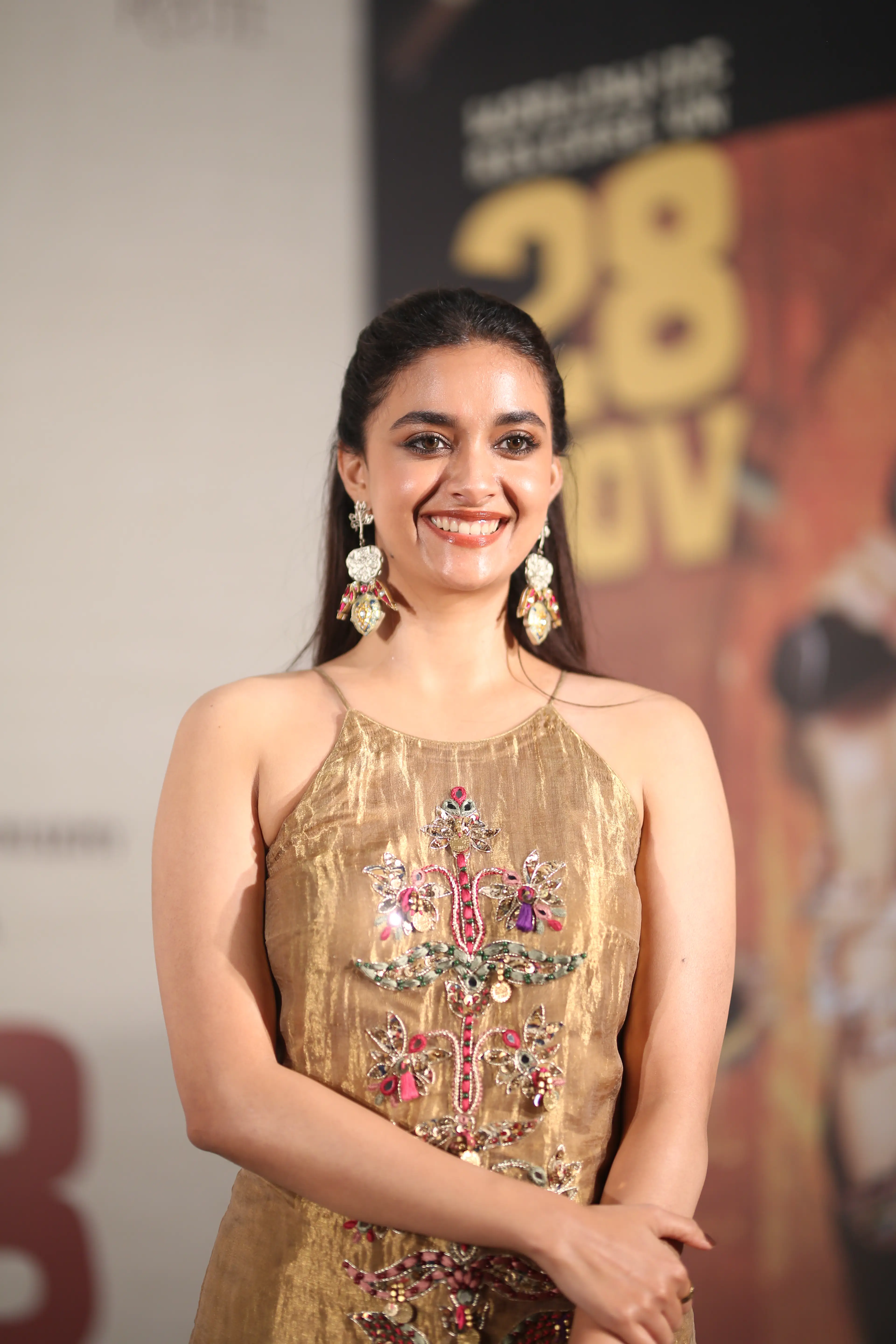 keerthy suresh revolver rita movie telugu release press meet photos (1)