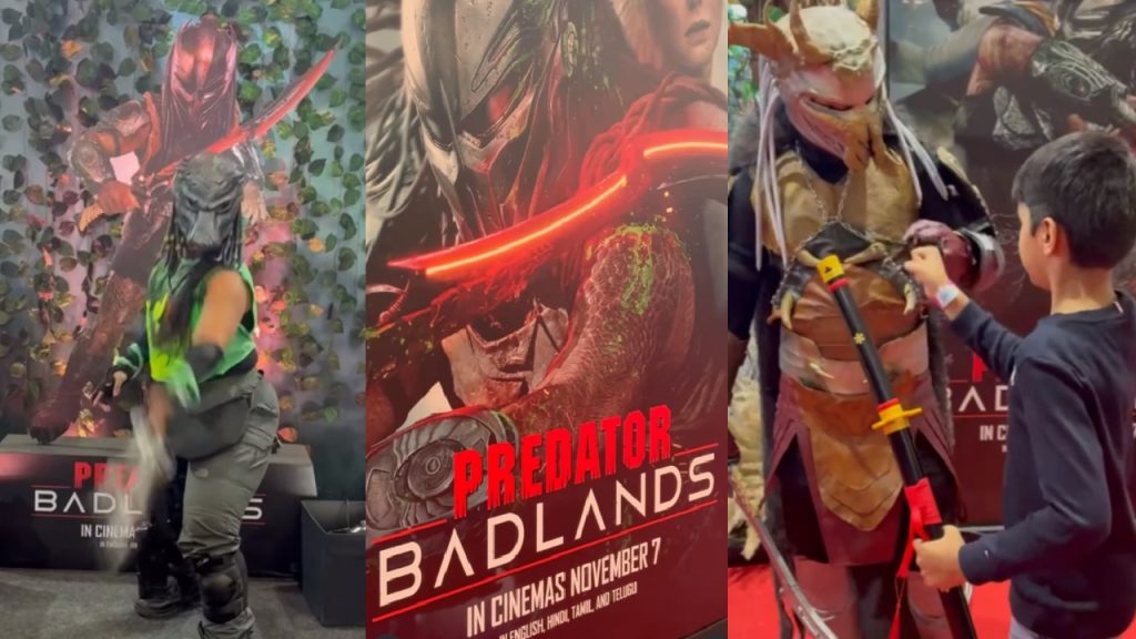 Predator Badlands Hollywood Movie Promotions in Hyderabad Comic Con