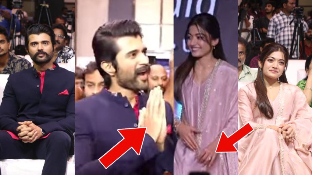 Vijay Deverakonda Presence at Rashmika Mandanna The Girlfriend Success meet without Engagement Ring