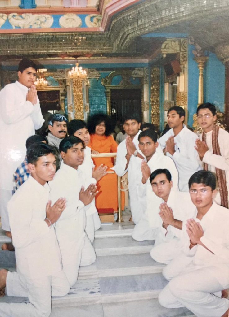 Tollywod Star Hero Shared Childhood Photo with Bhagawan Satya Sai Baba Wishes 100th Birthday post goes viral