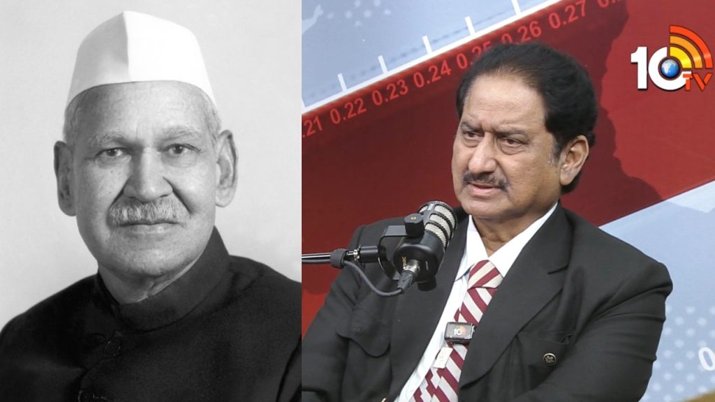 Actor Suman Meets President of India Shankar Dayal Sharma at the time of Annamayya