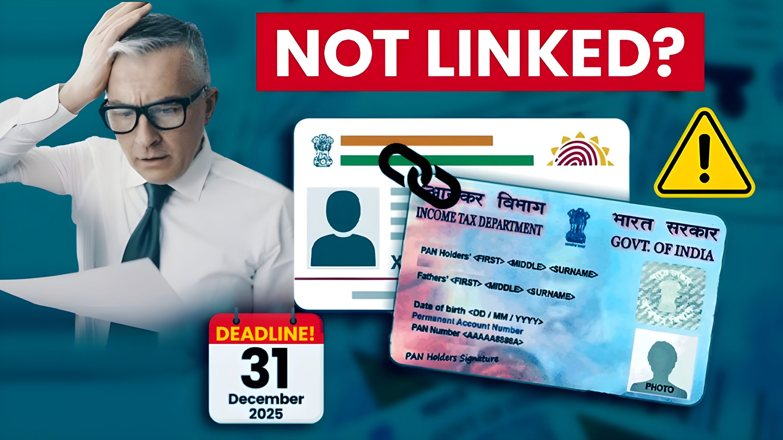 Aadhaar-PAN Deadline : టాక్స్ పేయర్లకు బిగ్ అలర్ట్.. మీ ఆధార్, పాన్ కార్డు లింక్ చేయలేదా? ఈరోజే లాస్ట్ భయ్యా.. స్టేటస్ చెకింగ్ ఇలా..