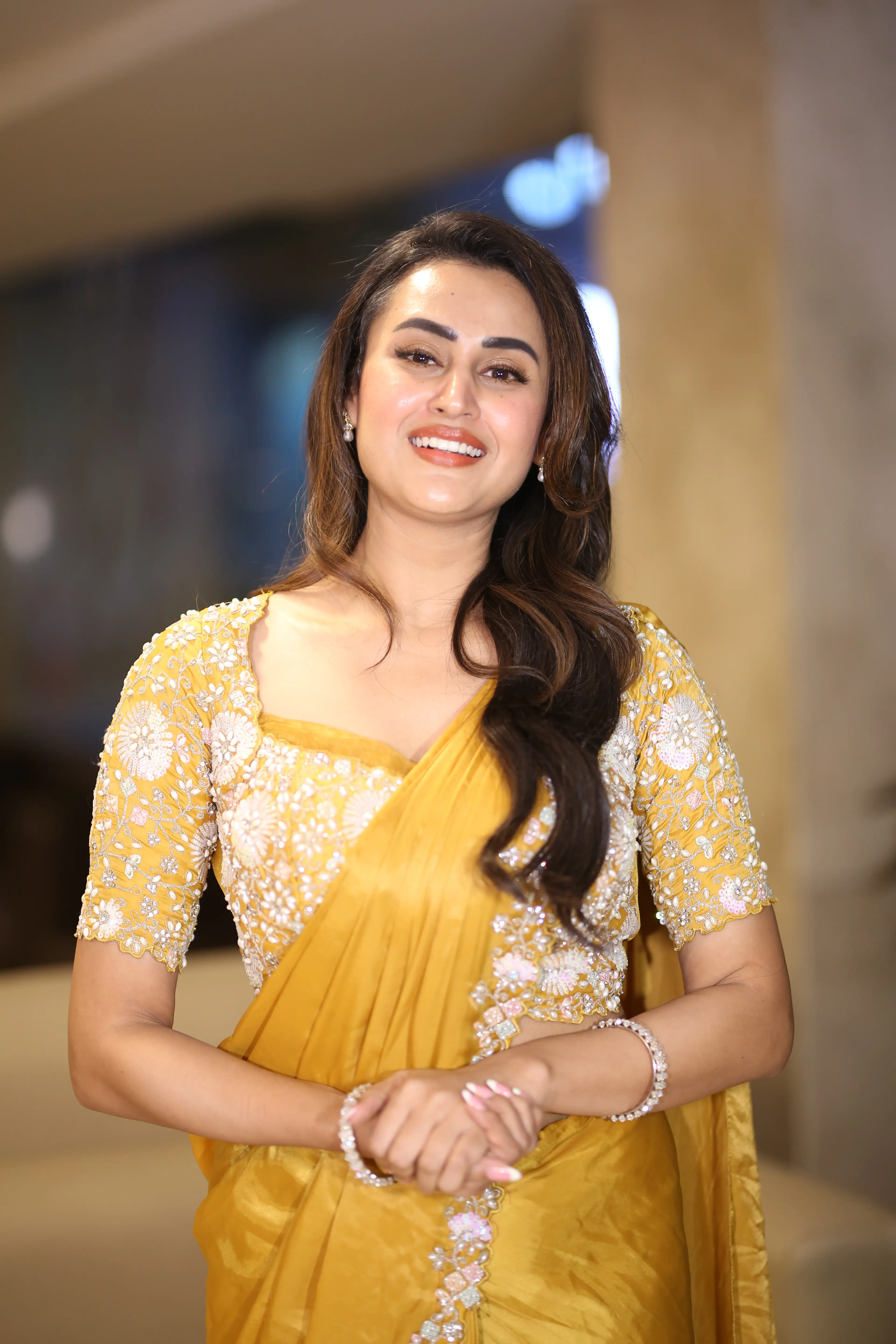 Actress Archana Iyer at the Shambala movie success meet. (1)