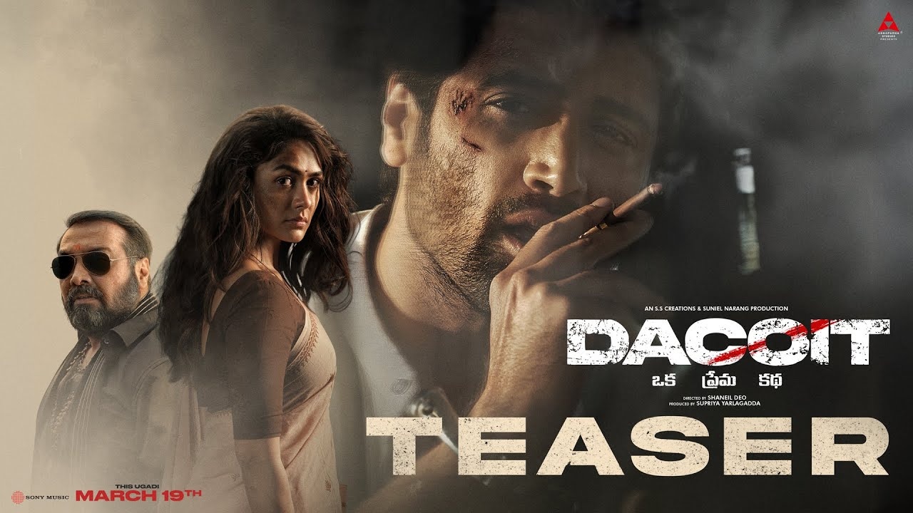 Dacoit Teaser : ఆక‌ట్టుకుంటున్న అడివి శేష్ డెకాయిట్ టీజ‌ర్