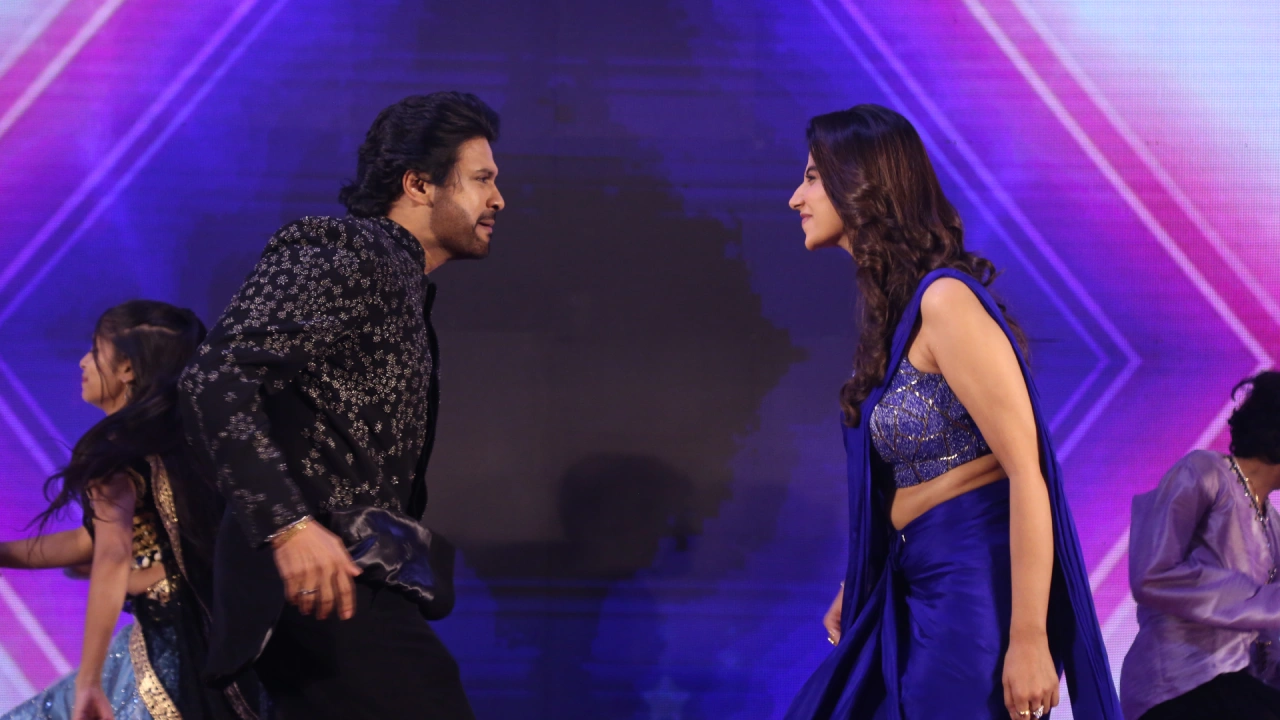 Naveen Polishetty Meenakshi Chaudhary Anaganaga Oka Raju Reception Event