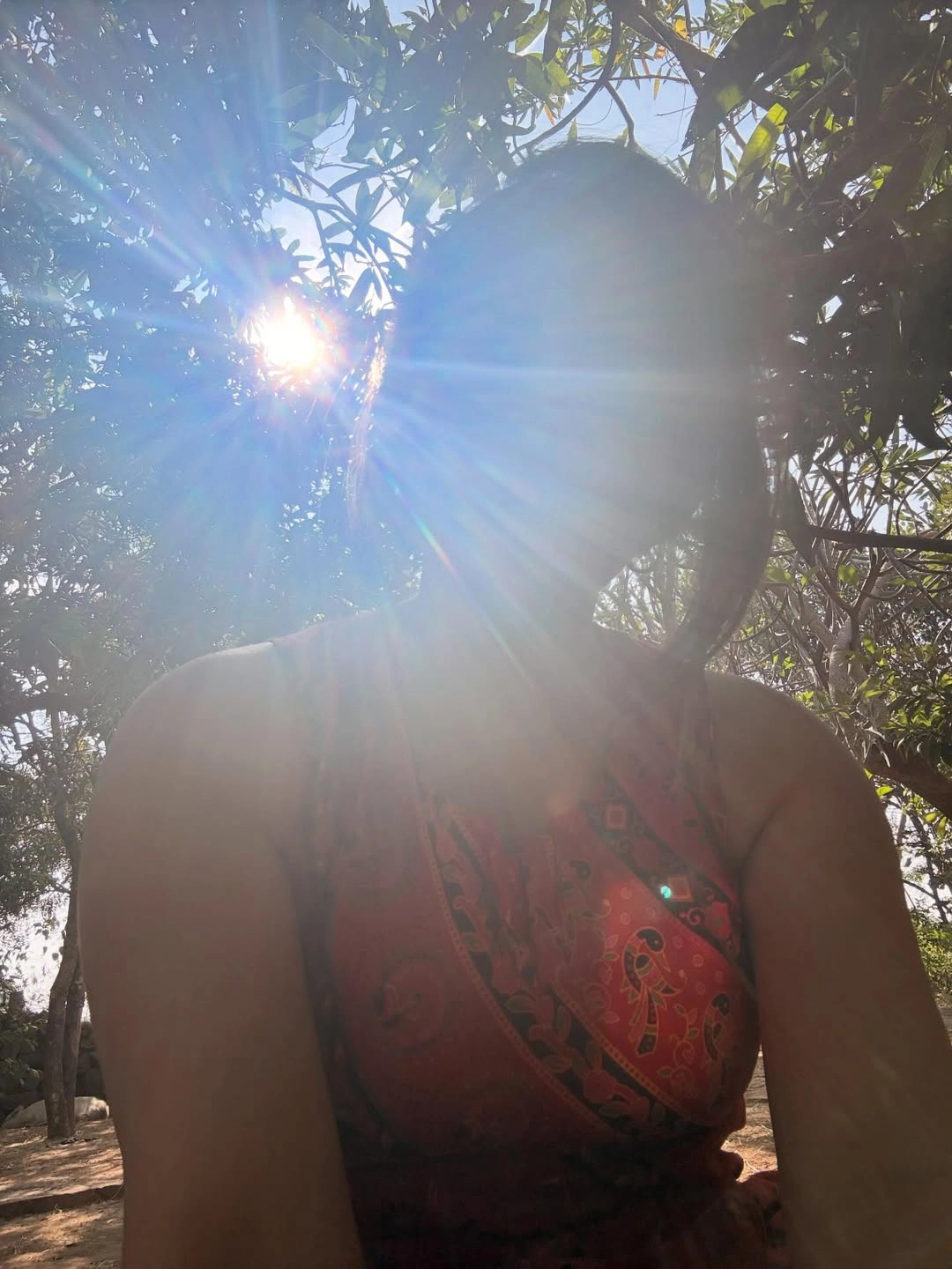 Anasuya Bharadwaj Enjoying Nature in Farm