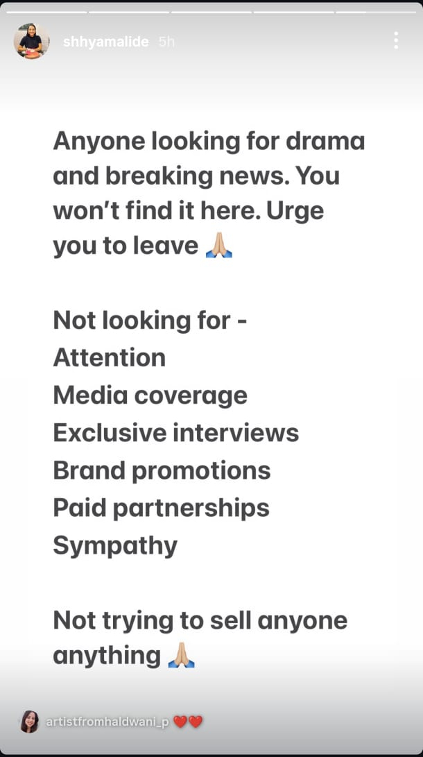 Another shocking post from Raj first wife Shhyamali De on his marriage with Samantha (1)