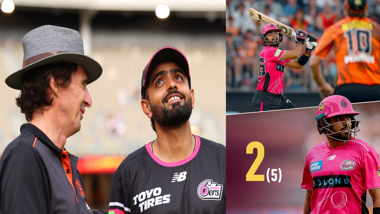 Babar Azam : ద‌టీజ్ బాబ‌ర్ ఆజామ్‌.. బిగ్‌బాష్ లీగ్ అరంగ్రేట మ్యాచ్‌లోనే..