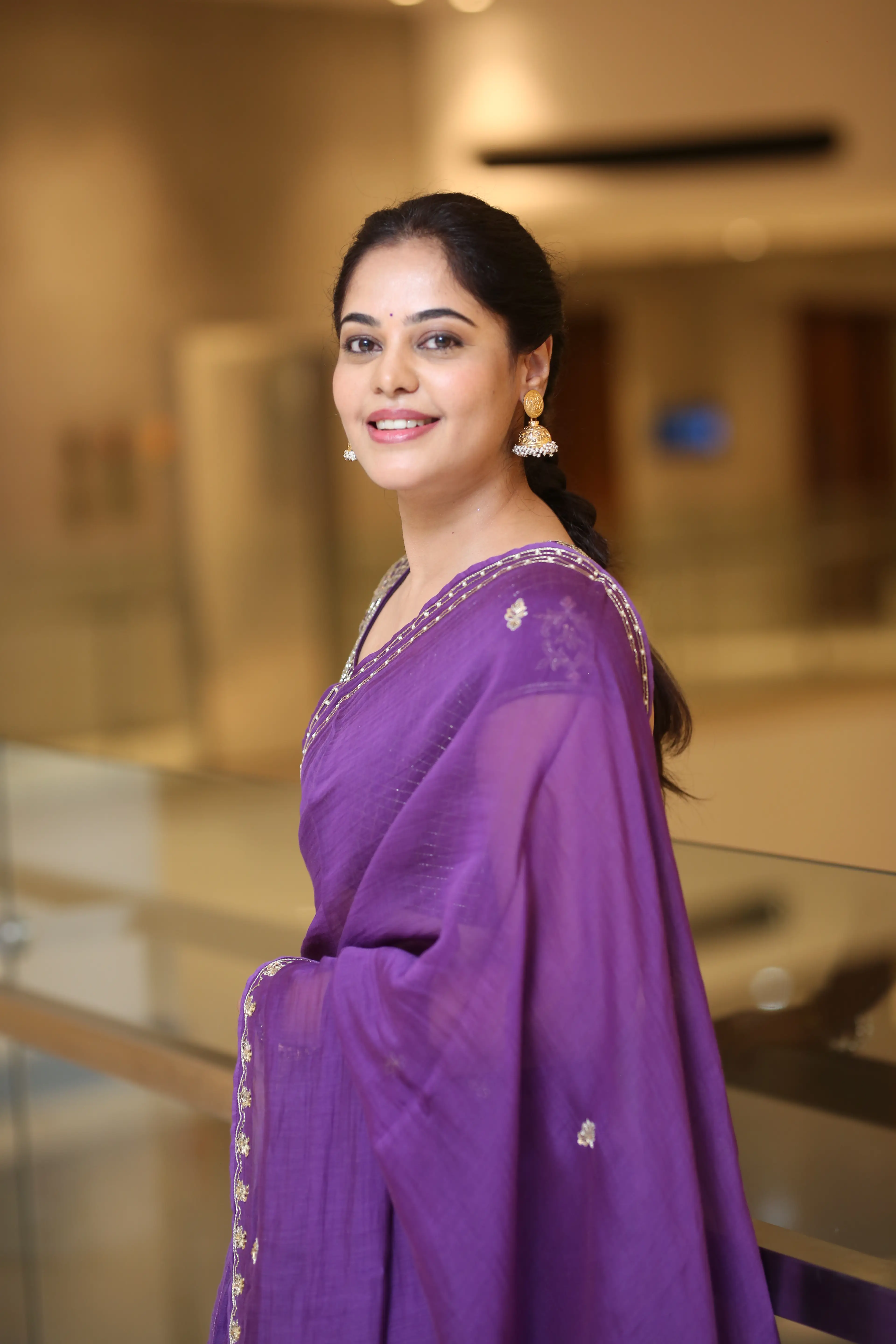 Bindu Madhavi at the Dandora movie event (1)