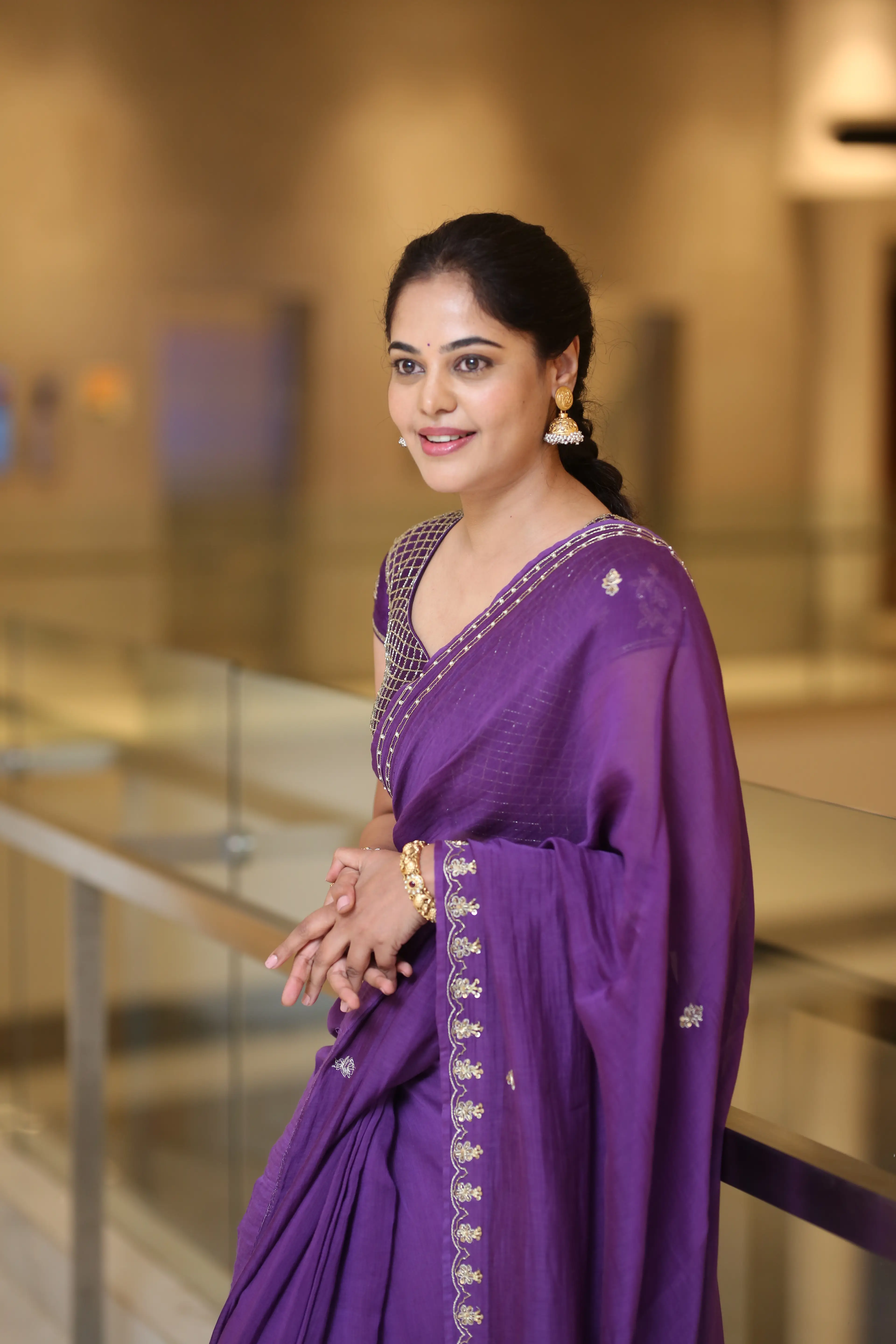 Bindu Madhavi at the Dandora movie event (1)